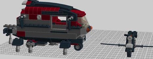 Набор LEGO MOC-0925 Ресторан на колесах