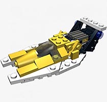 Набор LEGO MOC-0937 Гоночный катер