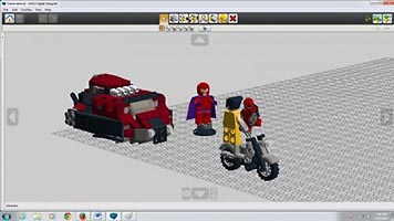 Набор LEGO MOC-0939 Дрон-танк Магнето