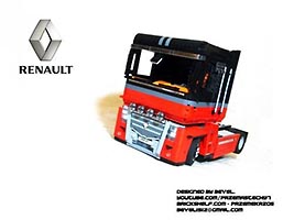 Набор LEGO MOC-0940 Грузовик Рено 'Магнум' с мотором