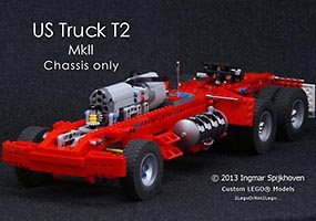 Набор LEGO Шасси для американского грузовика T2 Mk2