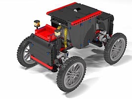 Набор LEGO MOC-0967 Экипаж 'Призрак' (с мотором)