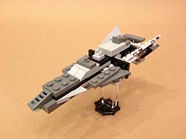 Набор LEGO MOC-0999 'Прыжкок в небо' - истребитель охотников за головами