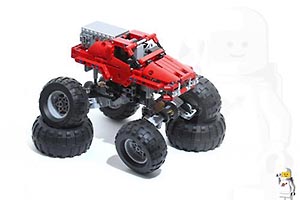 Набор LEGO MOC-1001 Набор 42005 Монстр-трак с мотором и р/у