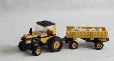 Набор LEGO MOC-1009 Трактор с прицепом (трейлером)