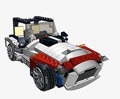 Набор LEGO Машина с гонок 'Трек Дэй'