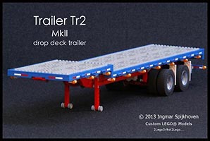 Набор LEGO MOC-1032 Прицеп-платформа