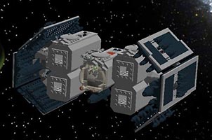 Набор LEGO MOC-1039 Тай-крейсер класса 'Запрещающий' ('Интердиктор')