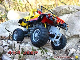 Набор LEGO MOC-1040 Джип