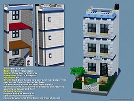 Набор LEGO MOC-1047 Парикмахерская на 3-й улице