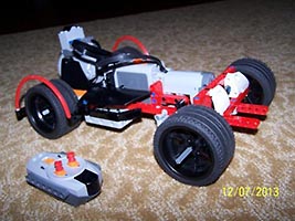 Набор LEGO MOC-1059 Скоростная машина на р/у