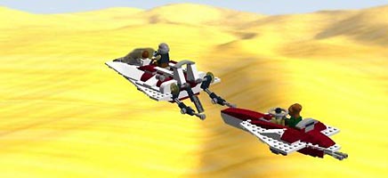 Набор LEGO MOC-1060 Спидер и группа поддержки