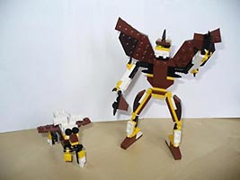 Набор LEGO MOC-1065 Роботы - Циклоп и Мортимер