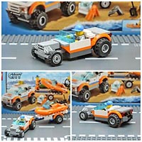 Набор LEGO Хот-род для перевозки катера