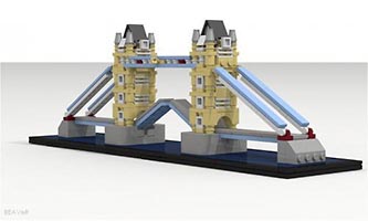 Набор LEGO MOC-1070 Тауэрский мост