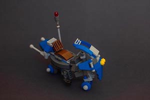 Набор LEGO MOC-1091 Мотоцикл полиции будущего