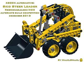 Набор LEGO MOC-1092 Мини-погрузчик с бортовым поворотом