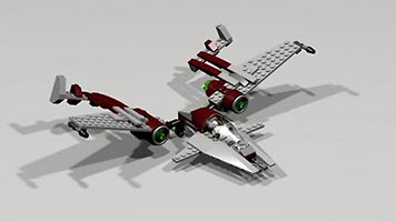 Набор LEGO MOC-1107 Истребитель класса 'Опустошитель неба'