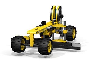 Набор LEGO MOC-1113 Дорожный грейдер
