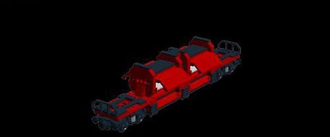 Набор LEGO MOC-1120 Вагон для перевозки гравия