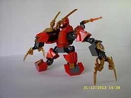 Набор LEGO MOC-1141 Огненный Феникс Кая