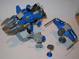 Набор LEGO MOC-1142 Пиратский космический корабль 'Минога'