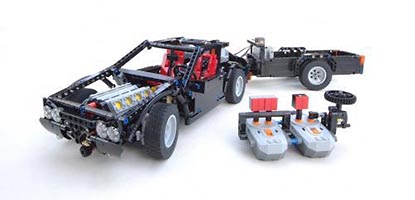 Набор LEGO MOC-1145 Машина с прицепом
