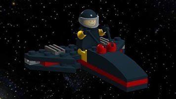 Набор LEGO MOC-1168 Космический реактивный самолет, версия 1