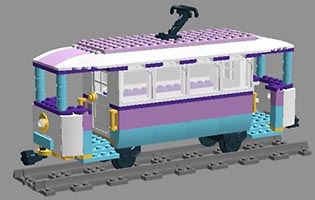 Набор LEGO MOC-1206 Трамвай