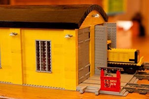Набор LEGO MOC-1214 Железнодорожное депо