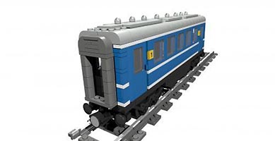 Набор LEGO MOC-1229 Пассажирский вагон 'Лорелей'