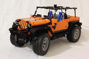 Набор LEGO MOC-1242 Джип