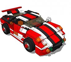 Набор LEGO MOC-1276 Модификация суперспидстера 5867