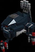 Набор LEGO MOC-1301 Межпланетный корабль ниндзя