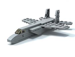 Набор LEGO MOC-1309 Мини-Истребитель МиГ-31