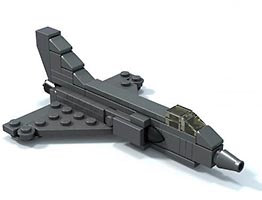 Набор LEGO MOC-1310 Истребитель 'Мираж 2000'
