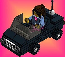 Набор LEGO MOC-1319 Маленькая городская машинка
