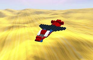 Набор LEGO MOC-1334 Истребитель 'Пуля' или 'Ракета'