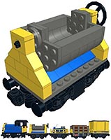 Набор LEGO Вагон-самосвал (грузовой мини-поезд)