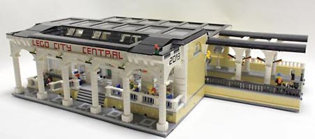 Набор LEGO MOC-1394 Железнодорожная станция