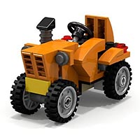 Набор LEGO MOC-1411 Трактор Зетор