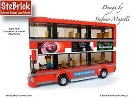 Набор LEGO MOC-1443 Двухэтажный автобус