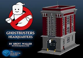 Набор LEGO MOC-1444 Штаб охотников за привидениями