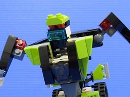 Набор LEGO MOC-1465 Робот-Трансформер 'Спринг'