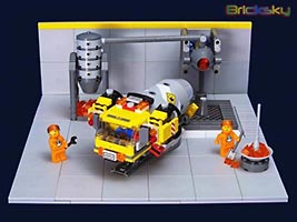 Набор LEGO MOC-1493 Космическая бетономешалка