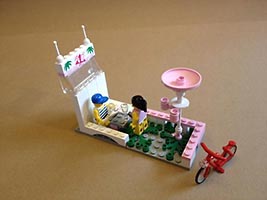 Набор LEGO MOC-1516 Кафе в саду
