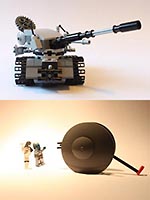 Набор LEGO MOC-1528 Танк и пушка дроидов