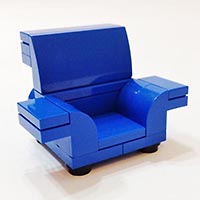 Набор LEGO MOC-1532 Синее кресло