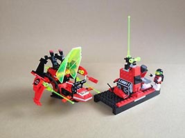 Набор LEGO MOC-1587 Межгалактический корабль 'Лягушка' с базой обслуживания