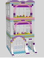 Набор LEGO MOC-1590 Цветочный магазин